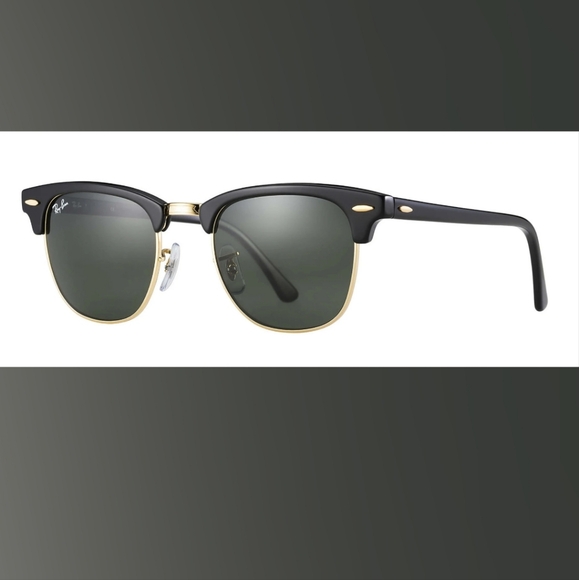 NWT Ray-Ban Clubmaster Unisex Non-Polarized Sunglasses - Picture 1 of 5